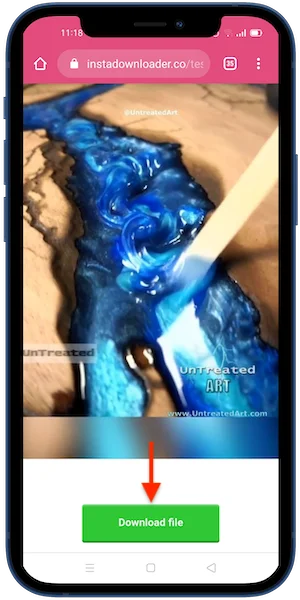 download instagram IGTV video android step 05